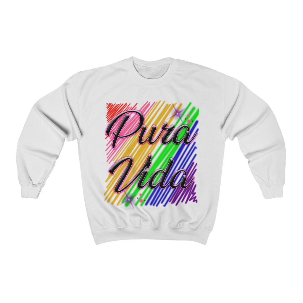 Pura Vida Graffiti Crewneck Sweatshirt - Image 2