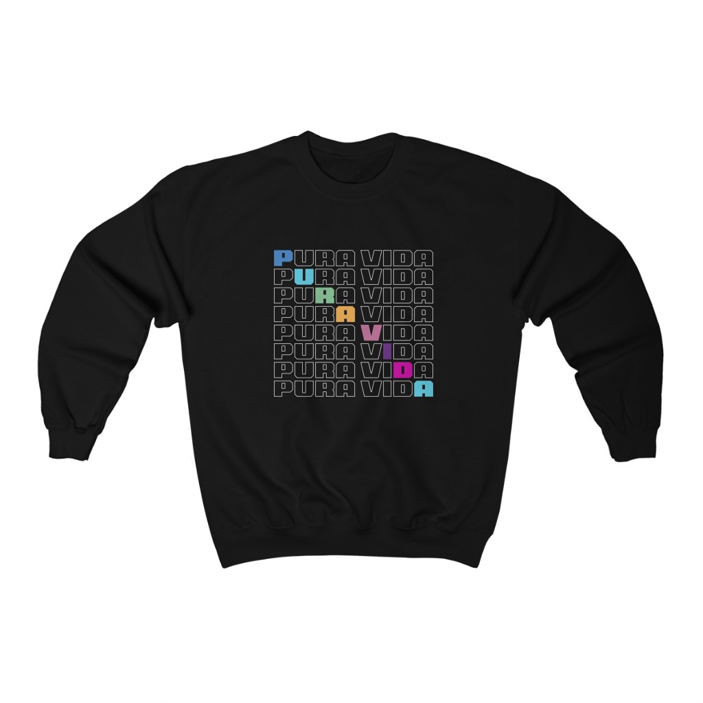 Pura Vida Diagonal Crewneck Sweatshirt