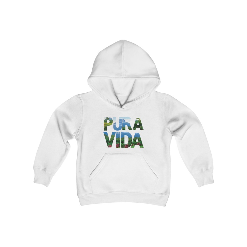 Arenal Pura Vida Youth Hooded Sweatshirt - Image 2