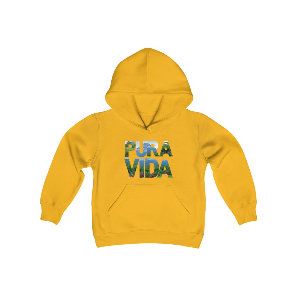 Arenal Pura Vida Youth Hooded Sweatshirt - Image 4