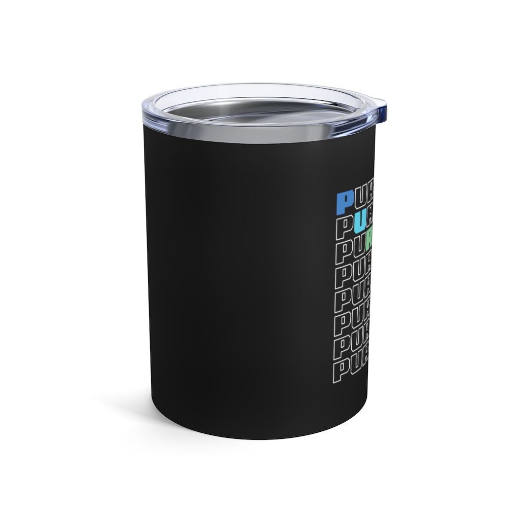 Pura Vida Diagonal Tumbler 10oz - Image 3