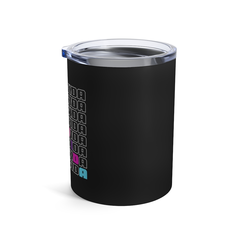Pura Vida Diagonal Tumbler 10oz - Image 4