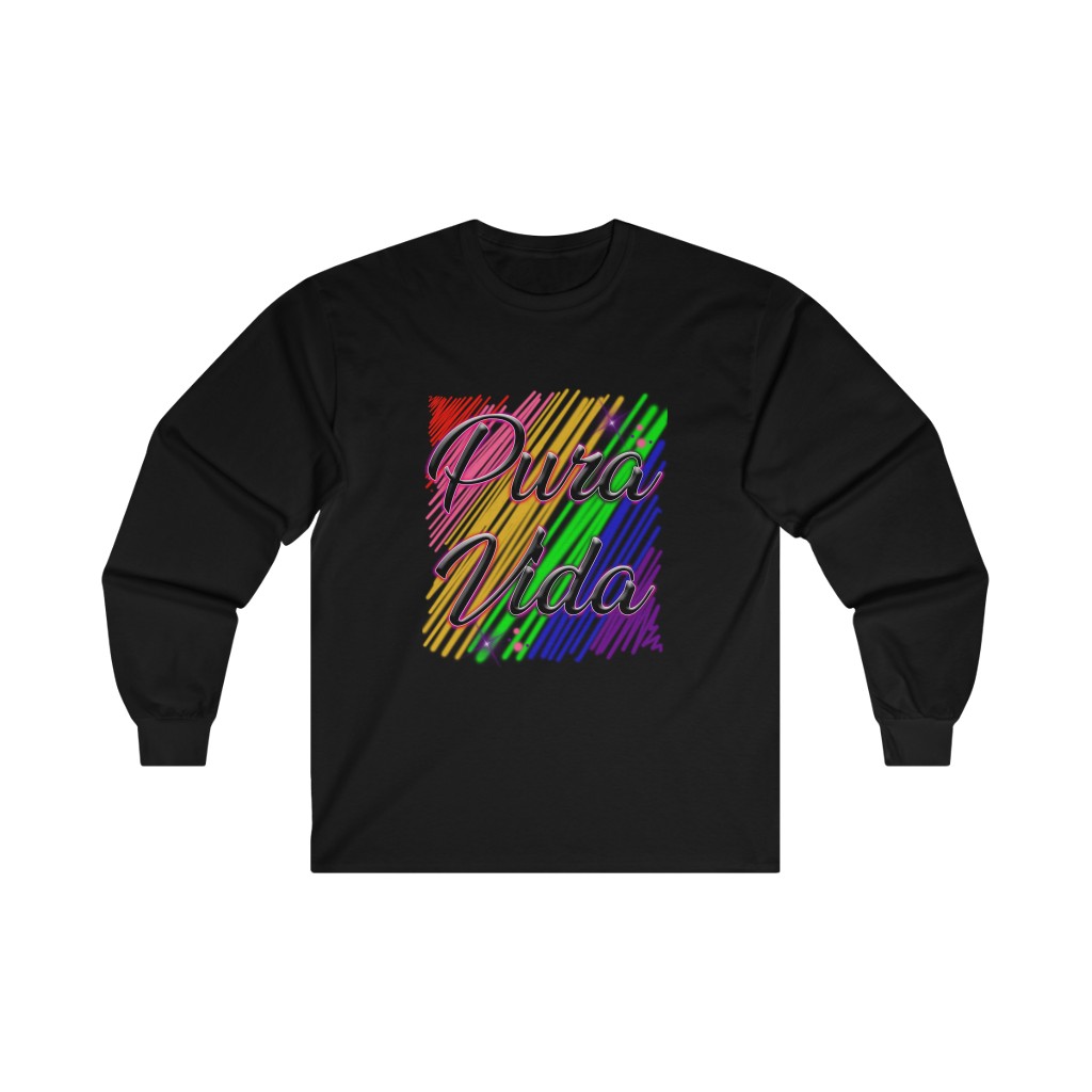 Pura Vida Graffiti Long Sleeve Tee