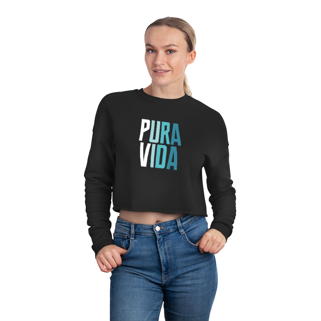 Pura Vida Ombre Cropped Sweatshirt - Image 3