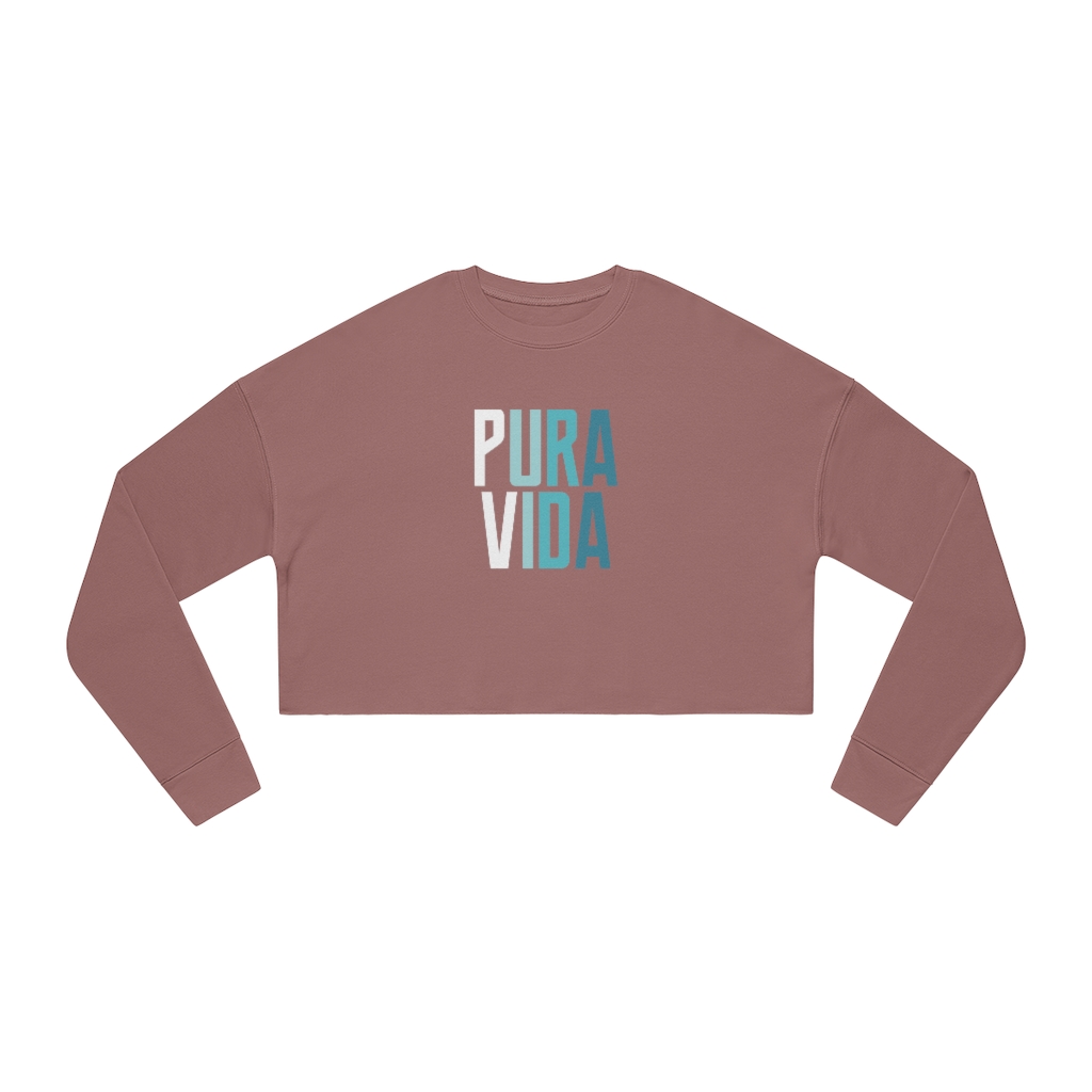 Pura Vida Ombre Cropped Sweatshirt - Image 4