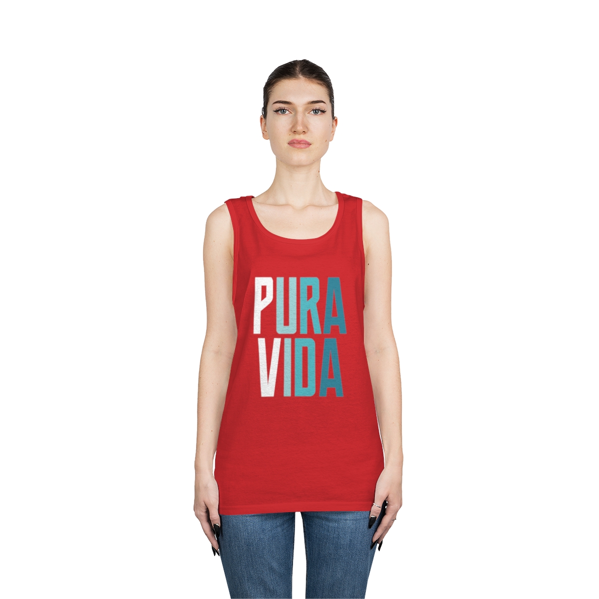Unisex Heavy Cotton Tank Top - Image 11