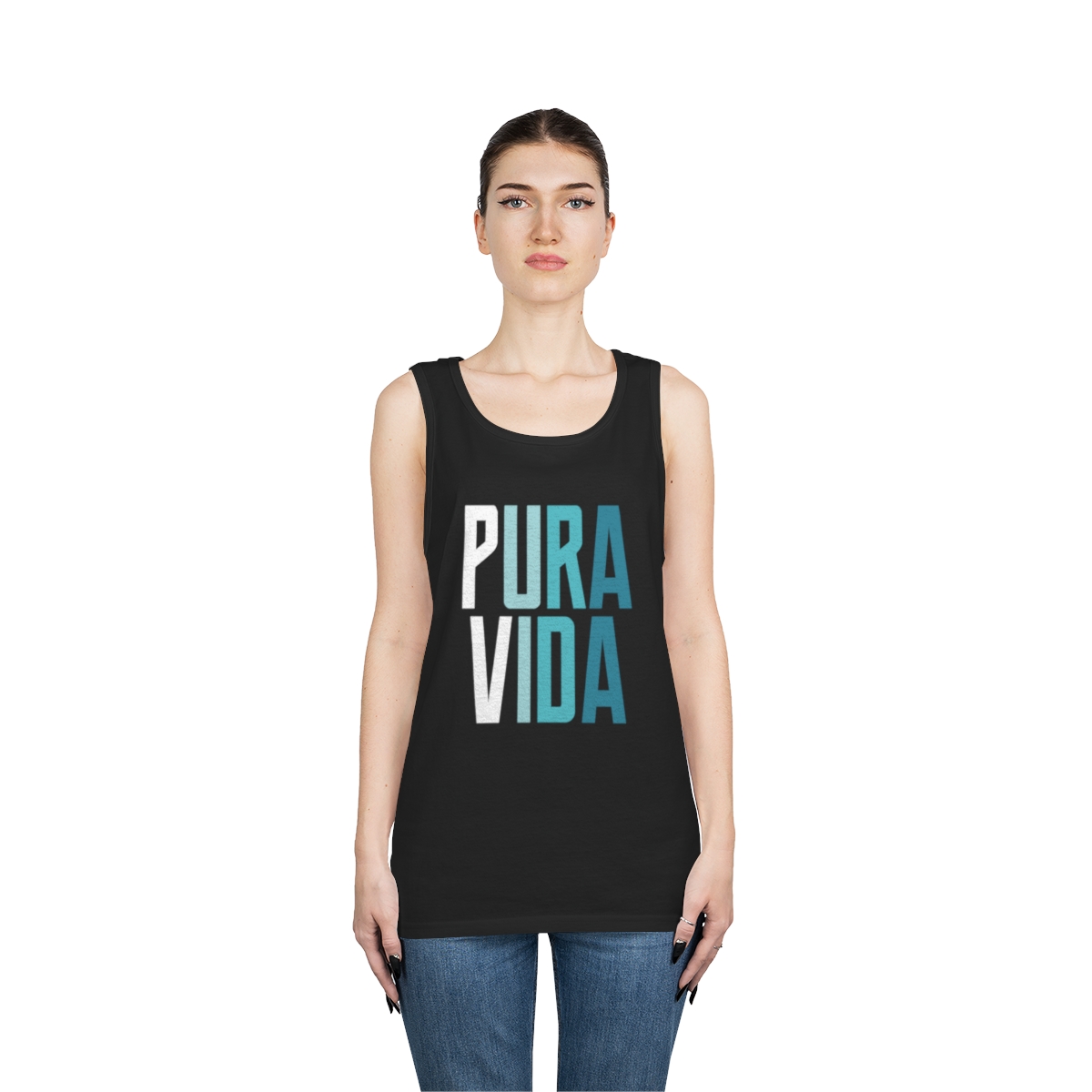 Unisex Heavy Cotton Tank Top - Image 7