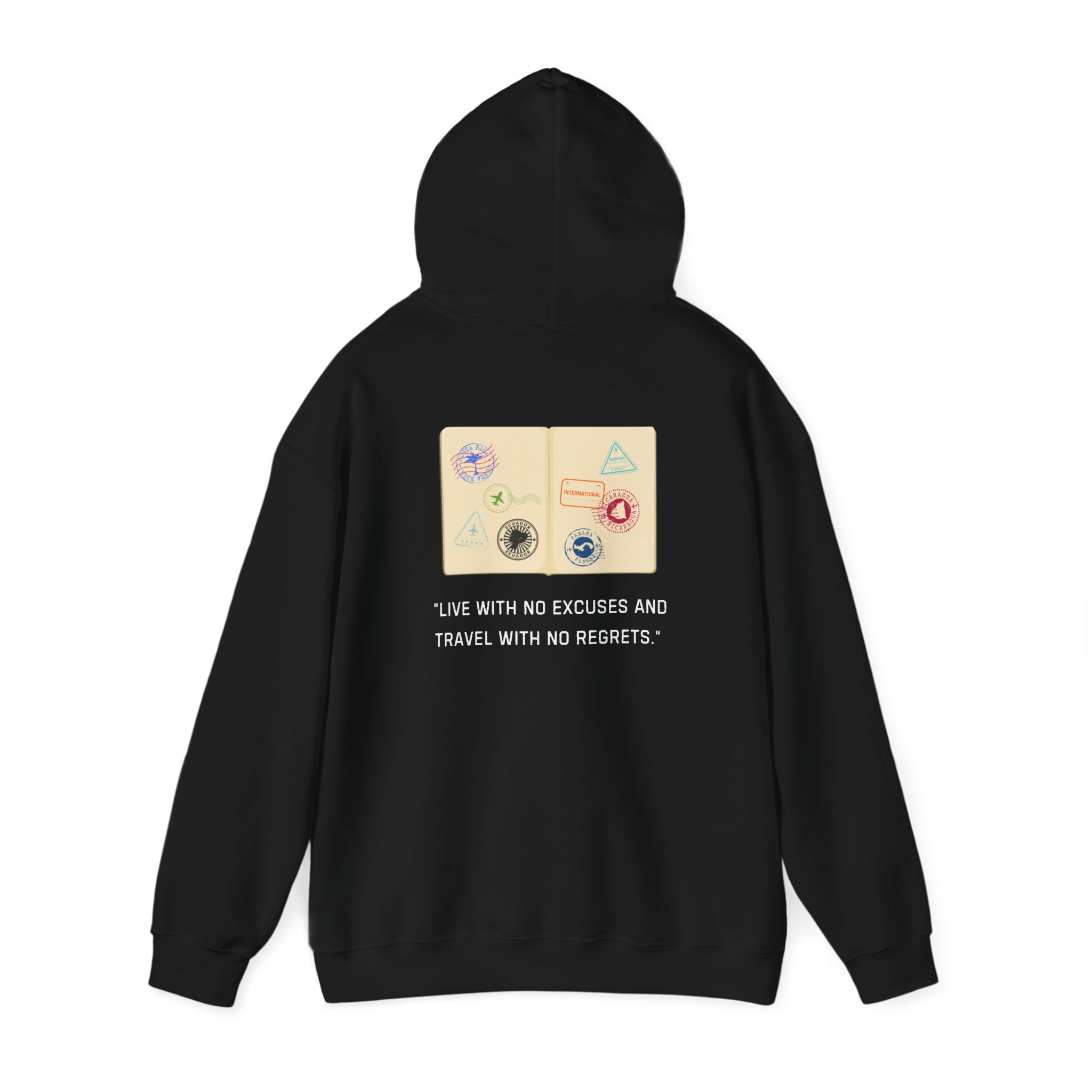 Copy of Travel Themed Alumni Hooded Sweatshirt - "Show Me The World" - Image 3