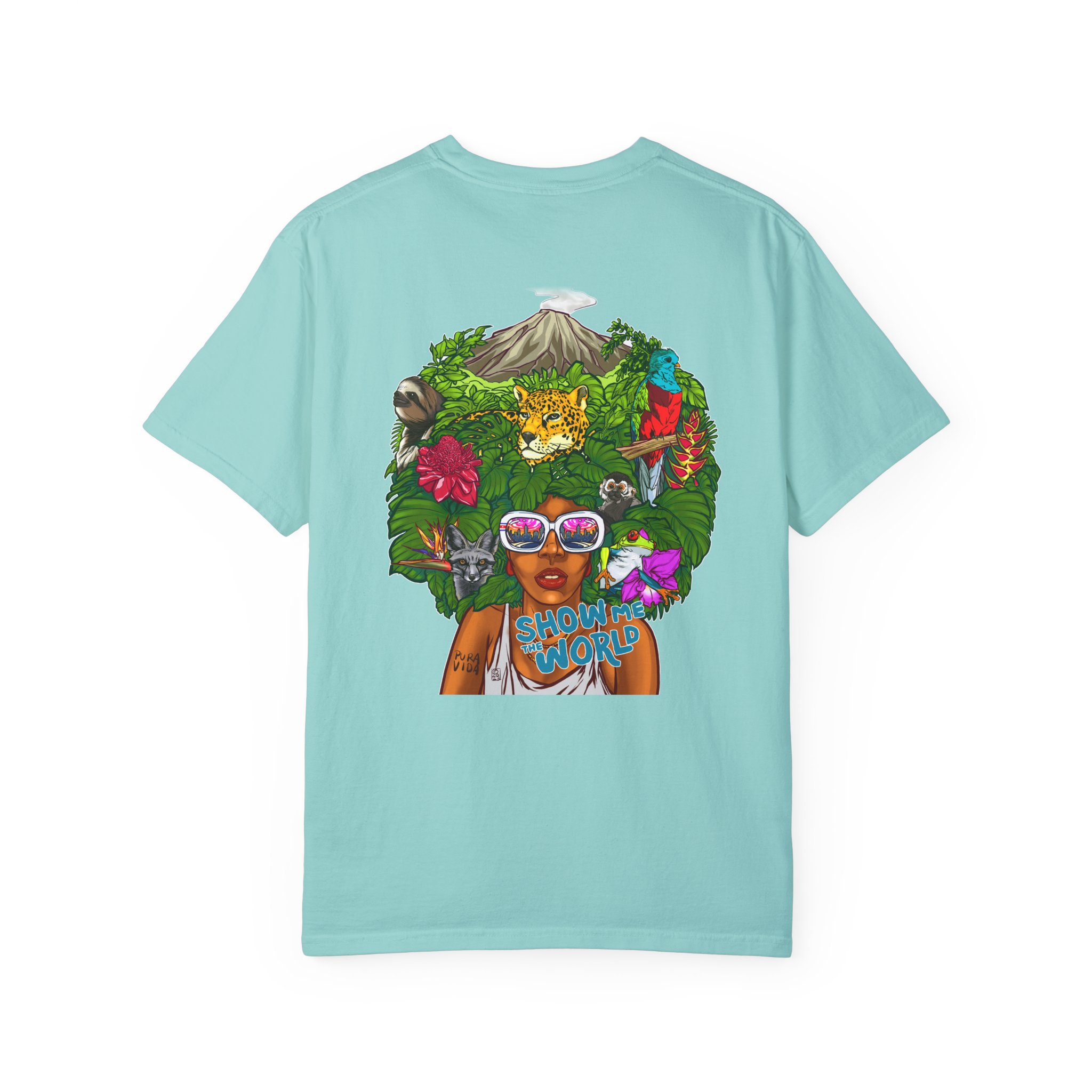 SMTW Day Unisex Softstyle T-Shirt (Logo on Front, Mural Graphic on Back), Multiple Colors) - Image 10