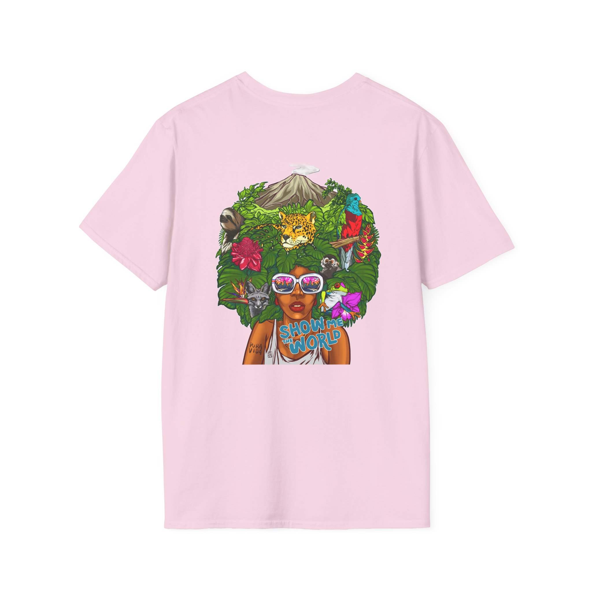SMTW Day Unisex Softstyle T-Shirt (Logo on Front, Mural Graphic on Back), Multiple Colors) - Image 19